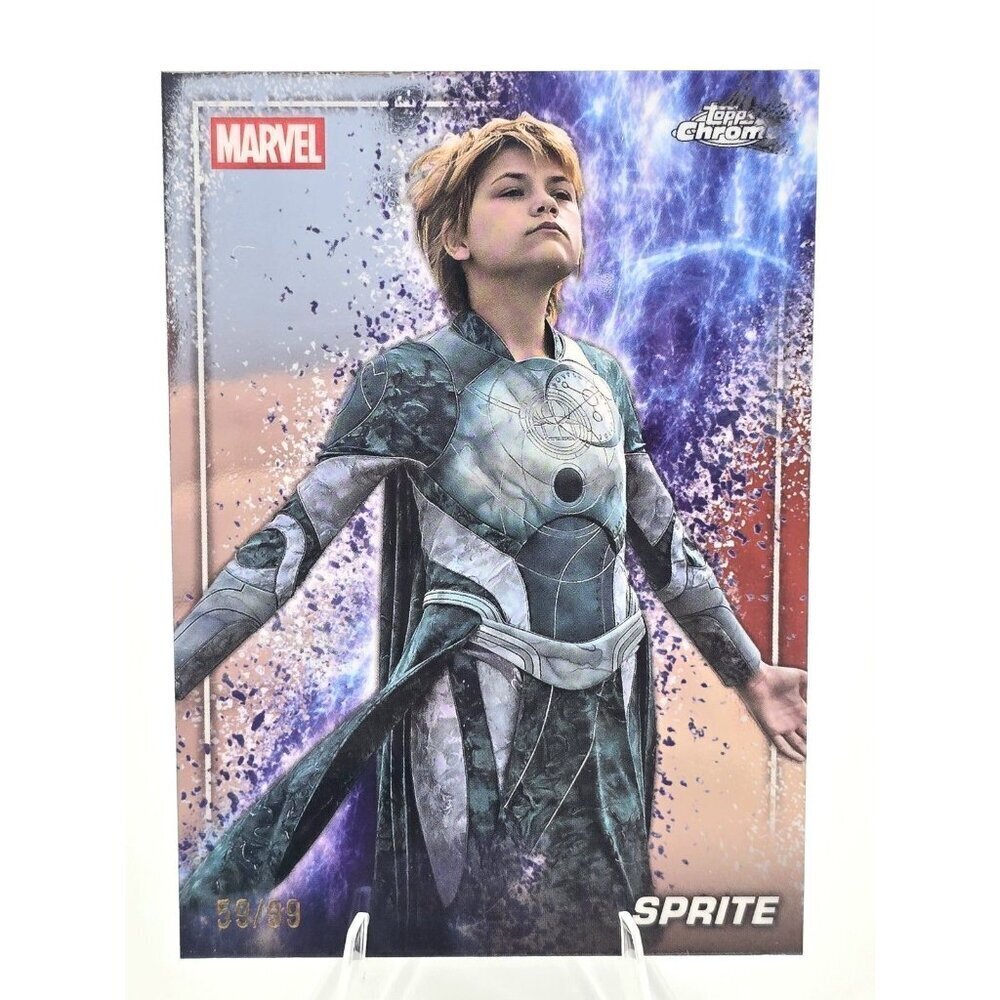 2025 Topps Chrome Marvel Studios Eternals Card Lot Phastos Sprite Kingo - Picture 6 of 12
